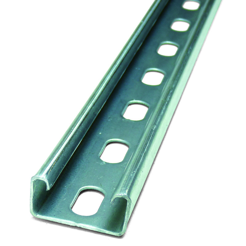 41x21x2.5mm A4 316 Stainless Steel Slotted Strut Channel - 3m
